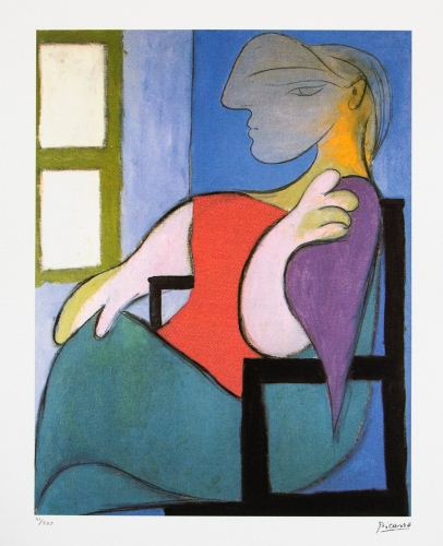 Pablo Picasso - Zittende vrouw bij een raam