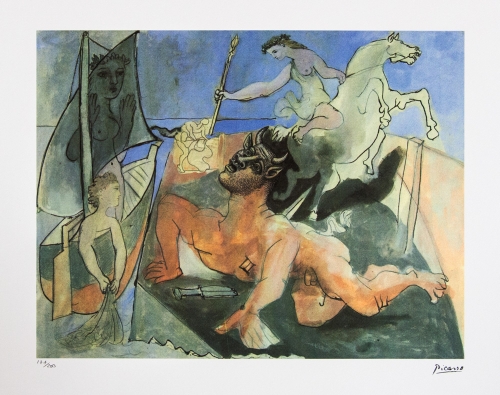 Pablo Picasso - Minotaure mourant