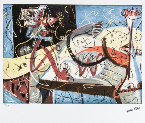Jackson Pollock (After) - Stenographic Figure