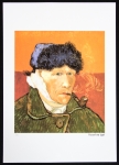 Vincent van Gogh - Zelfportret met verbonden oor en pijp