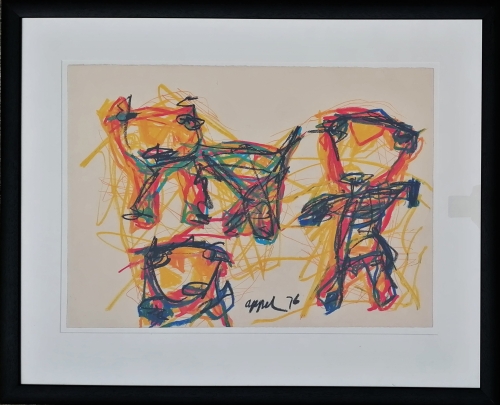 Karel Appel (After) - Three figures