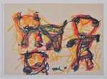 Karel Appel (After) - Three figures