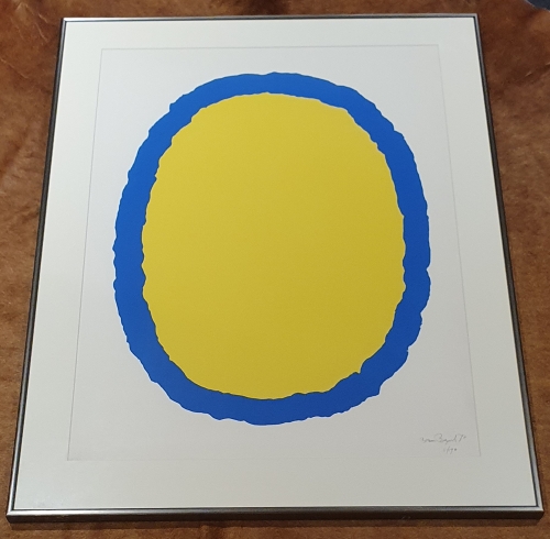 Bram Bogart - Composition Bleu-Jaune