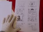 Keith Haring  - Drawing, hand made