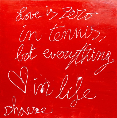 Hannes D'Haese - Love is zero in tennis