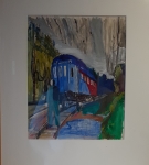 Hans  Ebeling Koning  - Hans Ebeling Koning ,  voor de trein