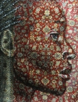 Jacqueline Klein-Breteler - Portrait on a traditional carpet(XXXL)
