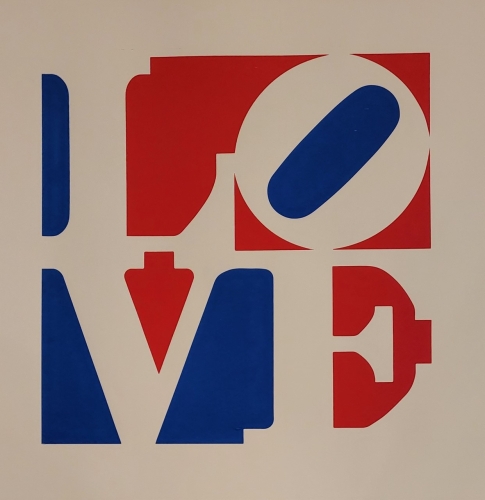 Robert Indiana - LOVE zeefdruk