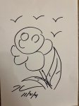 Jeff Koons Drawing Flowers