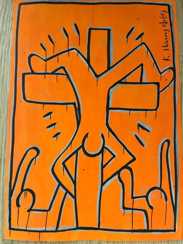 Keith Haring  - Keith Haring - Tekening (Untitled Heart)