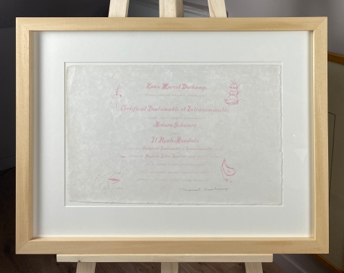 Marcel Duchamp - Certificat De Lecture