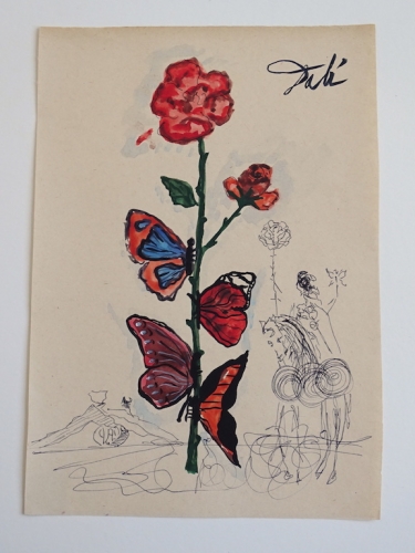 Salvador Dali - attribu, dessin  l'encre