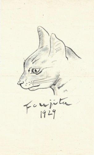 Tsugoharu Foujita - Cat