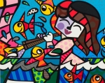 Romero  Britto - Neptune's daughter