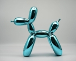 Jeff Koons - Chien bleu noir