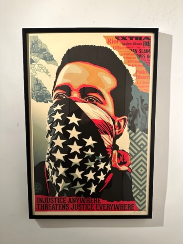 Shepard Fairey - Injustice anywhere