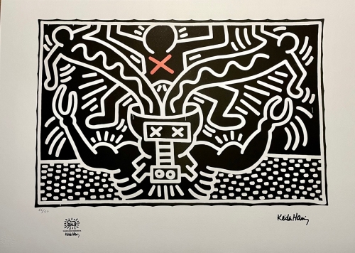 Keith Haring  - KEITH HARING - Untitled - Lithograph (AFTER)