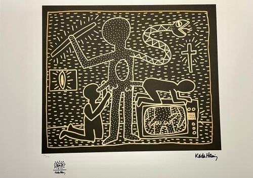 Keith Haring  - KEITH HARING - Untitled - Lithograph (AFTER)