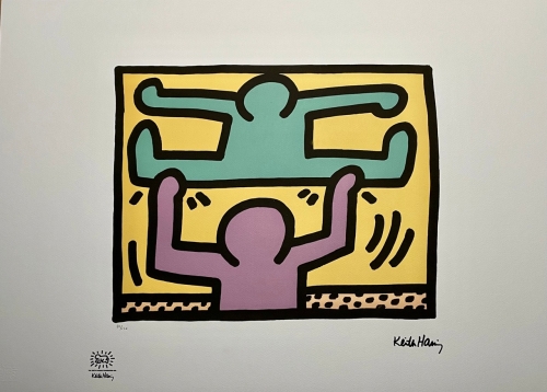 Keith Haring  - KEITH HARING - Untitled - Lithograph (AFTER)