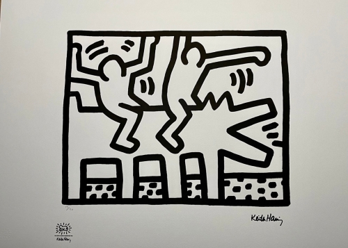 Keith Haring  - KEITH HARING - Untitled - Lithograph (AFTER)