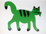 Guillaume Corneille - Groene kat met vogel