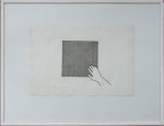 Roger Raveel - hand and square