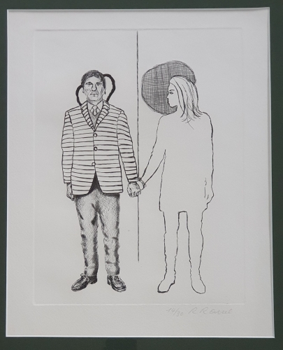 Roger Raveel - Human couple