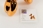 Jeff  Koons (after) - Balloon dog (orange gold)