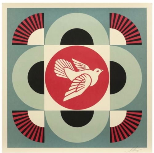 Shepard Fairey - Geometric pigeon