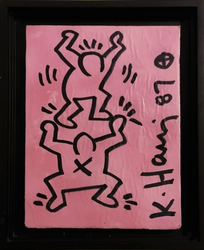 Keith Haring  - Twee figuren 1987