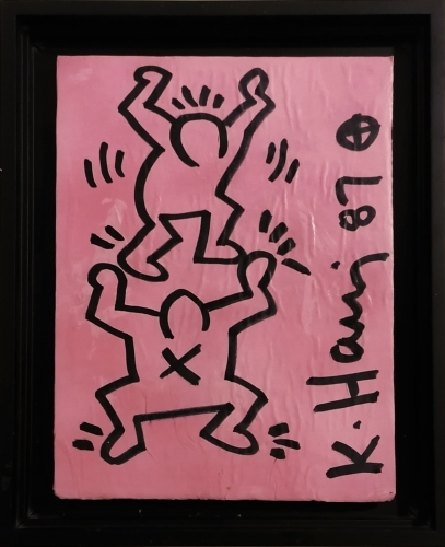 Keith Haring  - Deux personnages 1987