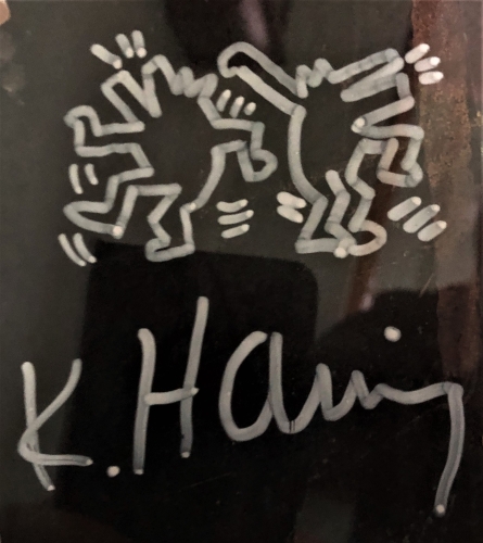 Keith Haring  - tekening op poster