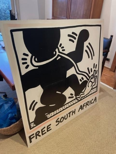 Keith Haring  - Free South Africa