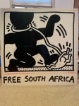 Keith Haring  - Free South Africa