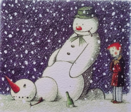 Banksy (after)  - Rude snowmen