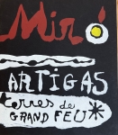 Joan Miro - Terres de grand feu - Catalogue de 1956 - Pierre Matisse Gallery - avec lithographies MOURLOT