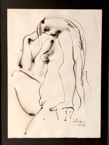 Galeazzo Tonini Von Mrl - Una Donna Nuda in Meditazione (Een naakte vrouw in meditatie)