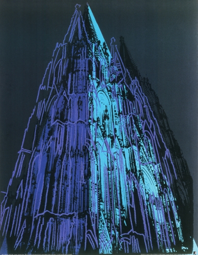 (After) Andy Warhol - CATHEDRAAL KOLN (blauw)