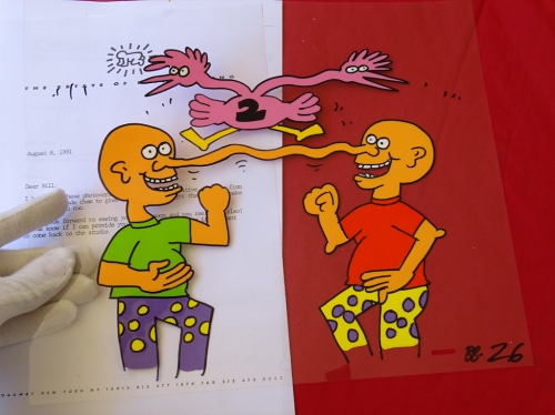 Keith Haring  - Dessin, fait  la main