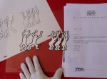 Keith Haring  - Drawing, hand made