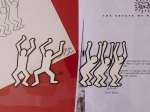 Keith Haring  - Drawing, hand made