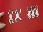 Keith Haring  - Drawing, hand made