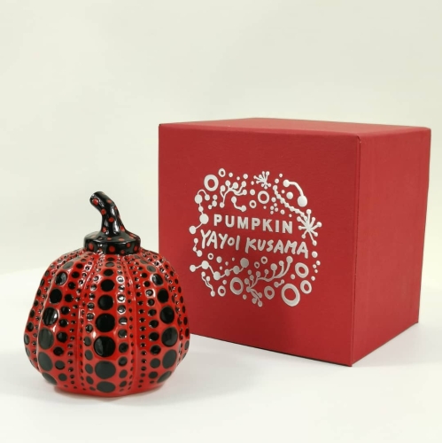 Yayoi Kusama - Pumpkin Red Black