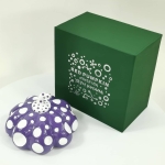 Yayoi Kusama - Potiron Naoshima (violet et blanc)