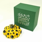 Yayoi Kusama - Pumpkin Naoshima (Black & Yellow)