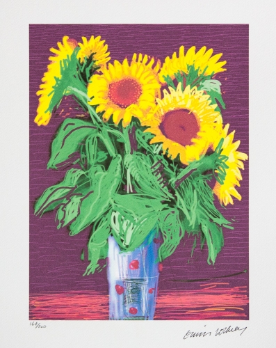 David Hockney - Sunflowers