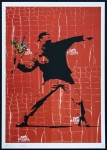 DEATH NYC  - DEATH NYC - Banksy - Flower Thrower & Hermes Paris