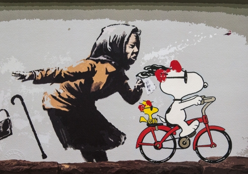 DEATH NYC  - DEATH NYC - Banksy - Aachoo! & Snoopy