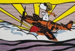 DEATH NYC - Flying Snoopy & Sunrise - Lichtenstein