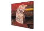 George Hendrik Breitner - Girl in White Kimono ( op canvas)